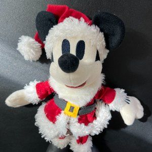 Disney Plush: Santa Claus Mickey